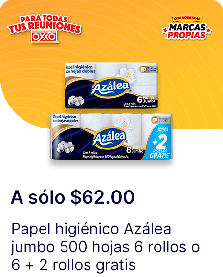 Papel higienico Azalea 500 hojas 6 rollos o 6  2 rollos gratis