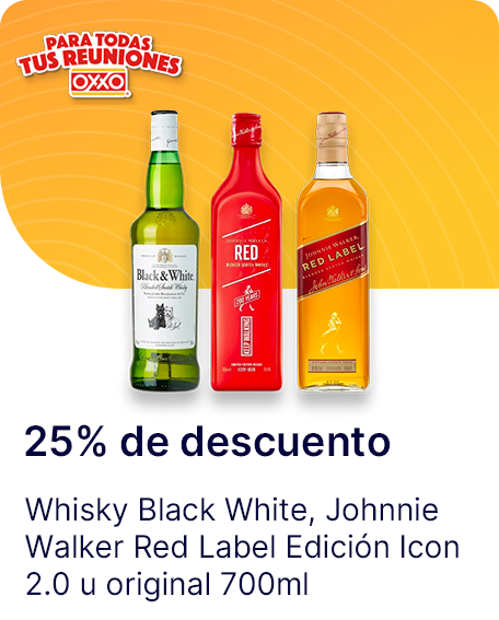 Whisky Black White o Johnnie Walker Red Label Edicion Icon 2.0 u original 700ml