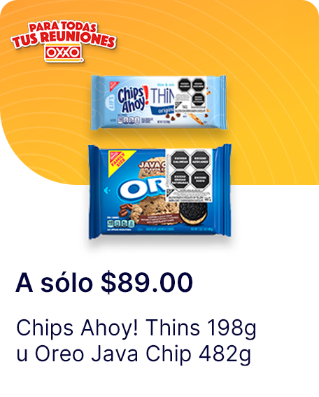 Chips Ahoy Thins 198g u Oreo Java Chip 482g