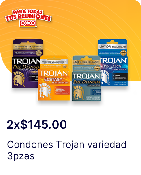 Condones Trojan variedad 3pzas