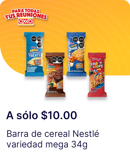 Barra de cereal Nestle variedad mega 34g