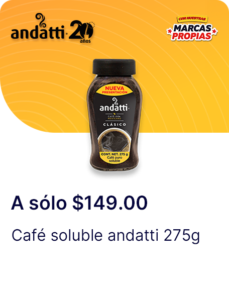 Cafe soluble andatti 275g