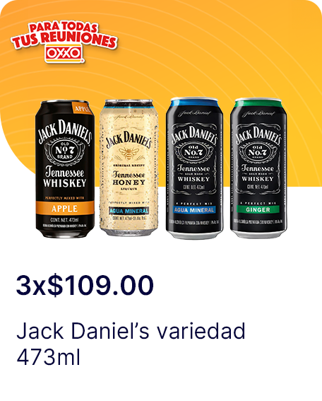 Jack Daniels variedad 473ml