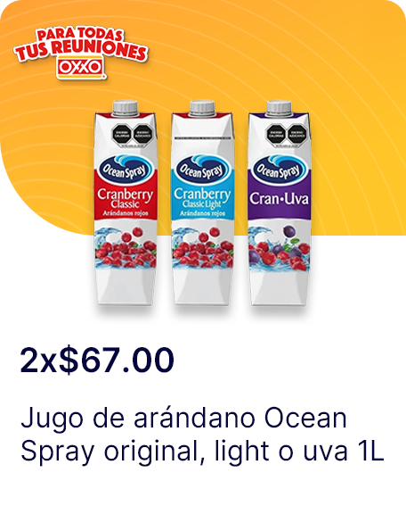 Jugo de arandano Ocean Spray original o light o uva 1L