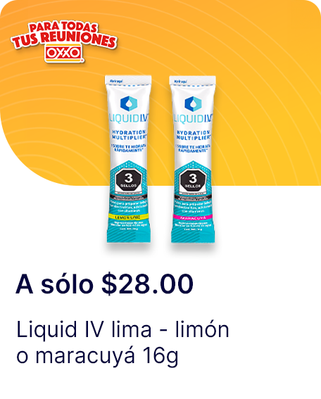 Liquid IV lima  limon o maracuya 16g