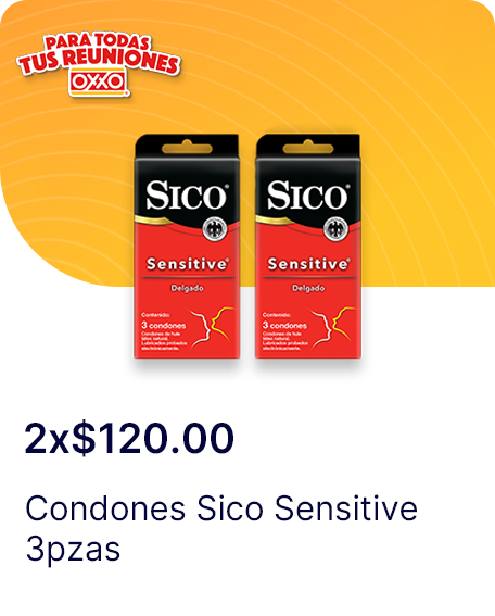 Condones Sico Sensitive 3pzas