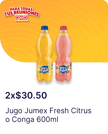 Jugo Jumex Fresh Citrus o Conga 600ml
