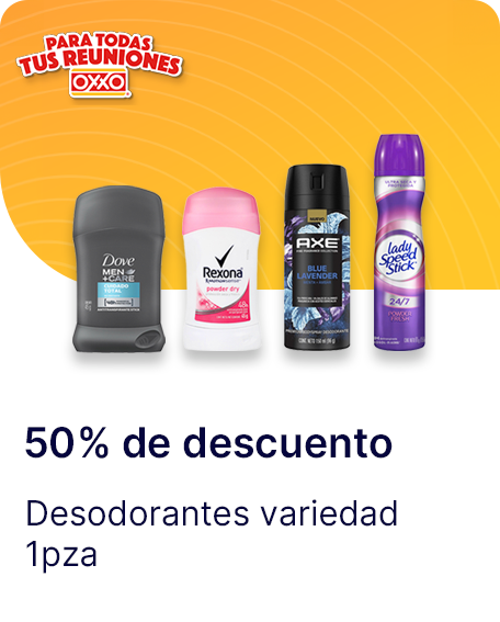 Desodorantes variedad 1pza 