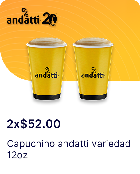 Capuchino andatti variedad 12oz 