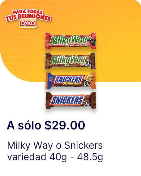 Milky Way o Snickers variedad 40g  48.5g 