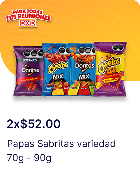 Papas Sabritas variedad 70g  90g