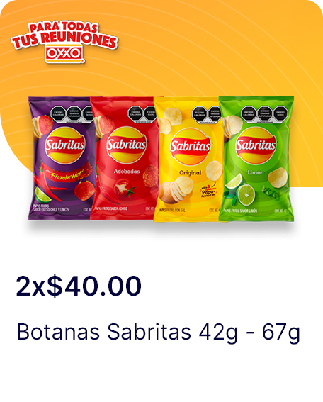 Botanas Sabritas 42g  67g 