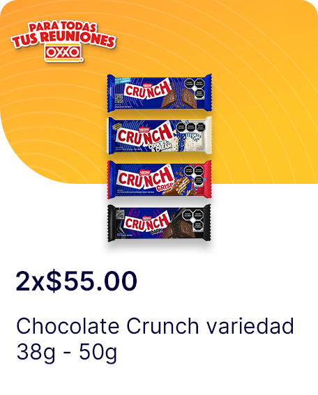 Chocoalte Crunch variedad 38g  50g