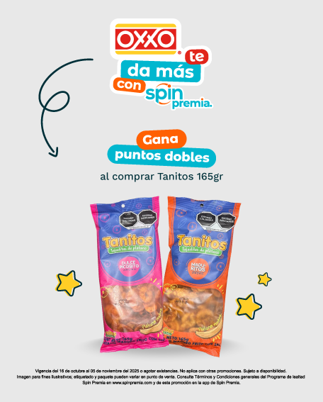 Gana puntos dobles al comprar Tanitos 165gr.