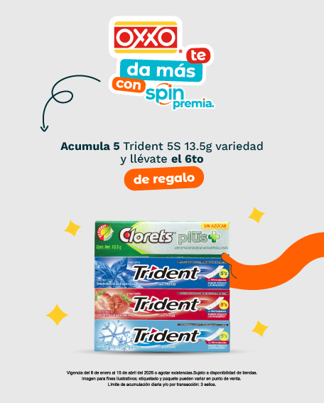 Acumula 5 Trident y llévate el 6to