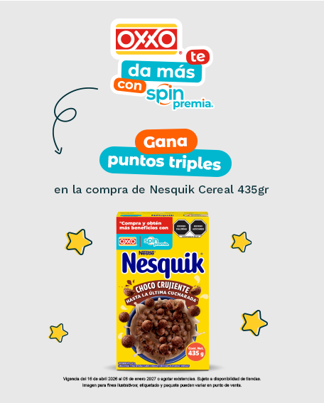 Gana puntos triples en la compra de Nesquick