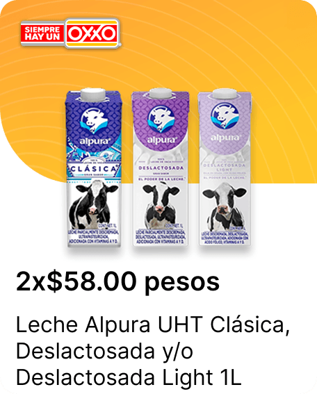 Leche Alpura UHT Clasica Deslactosada o Deslactosada Light 1L