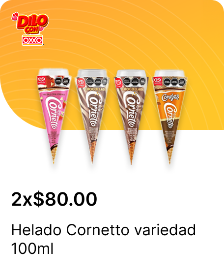 Helado Cornetto variedad 100ml