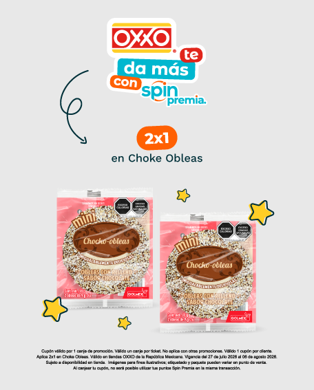 2x1 en Choke Obleas