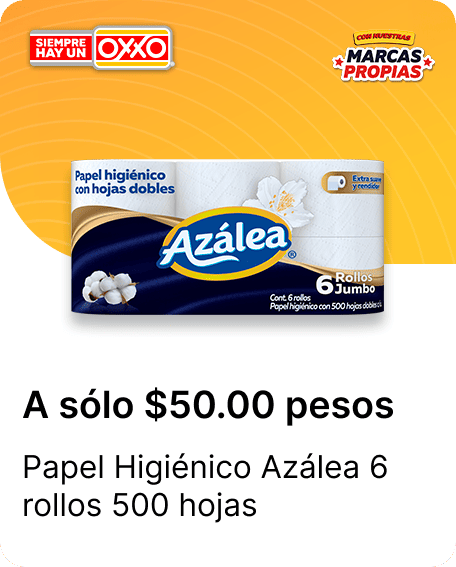 Papel Higienico Azalea 6 rollos 500 hojas