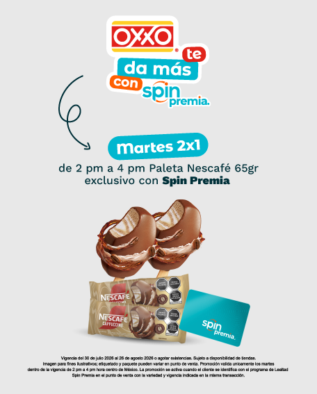 Martes 2x1 paleta nescafé