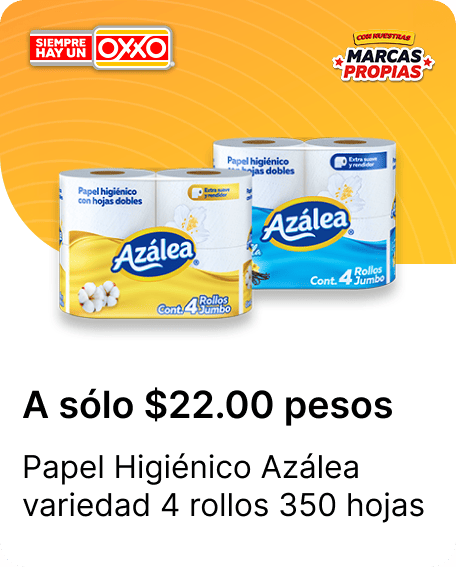 Papel Higienico Azalea variedad 4 rollos 350 hojas