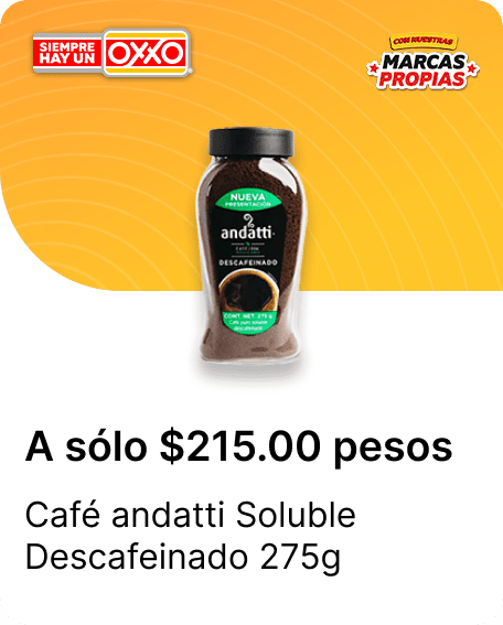 Cafe andatti Soluble Descafeinado 275g
