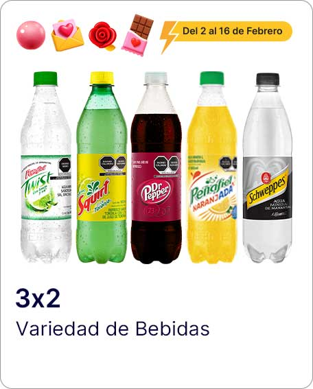 Variedad de bebidas