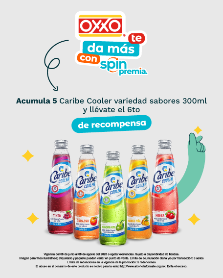 Acumula 5 y llévate el 6to Caribe