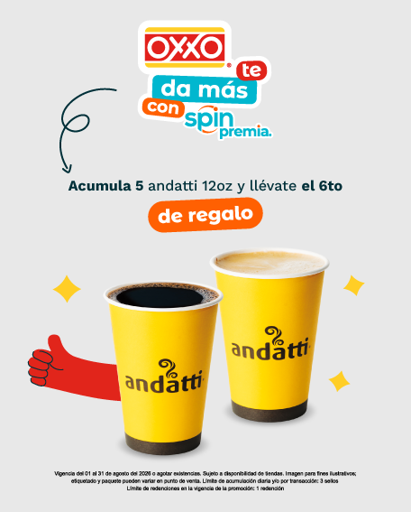Acumula 5 y llévate el 6to Andatti