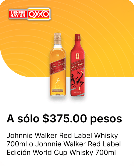 Johnnie Walker Red Label  o Johnnie Edicion World Cup Whisky 700ml