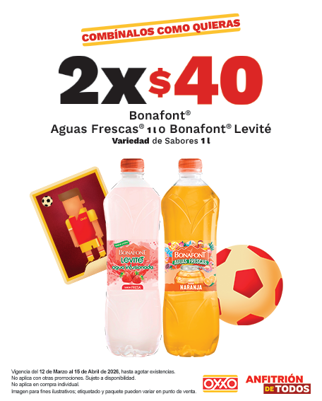 Aguas frescas Bonafont