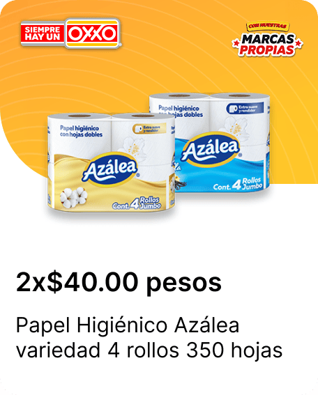 Papel Higienico Azalea variedad 4 rollos 350 hojas