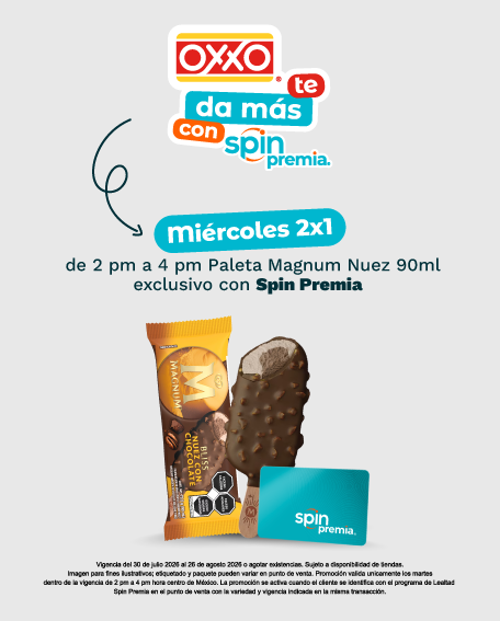 Miercoles 2x1 paleta Magnum
