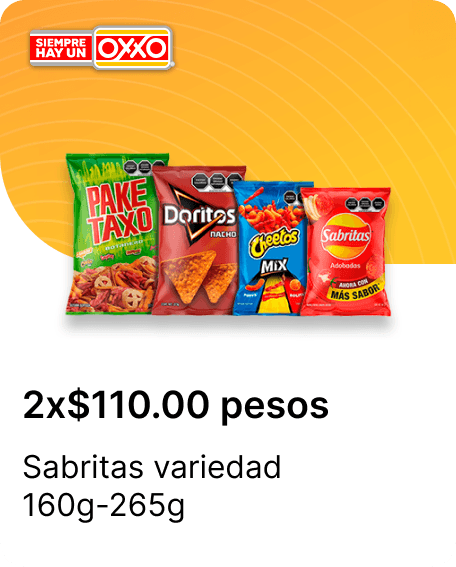 Sabritas variedad 160g 265g