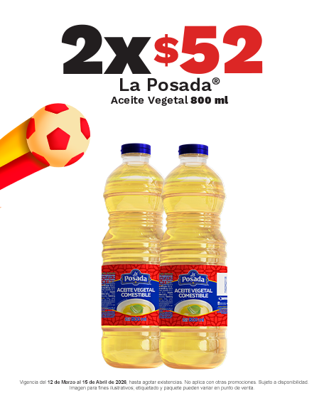 La Posada aceite vegetal $52