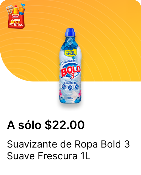 Suavizante de Ropa Bold 3 Suave Frescura 1L