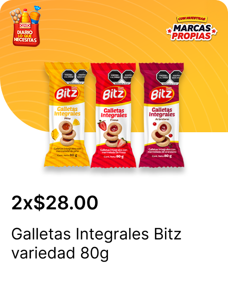 Galletas Integrales Bitz variedad 80g
