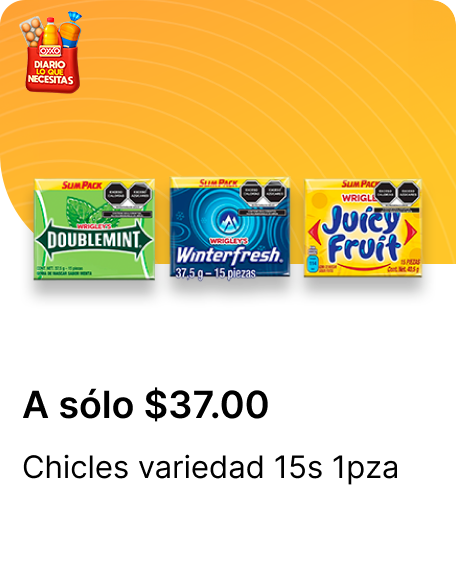 Chicles variedad 15s