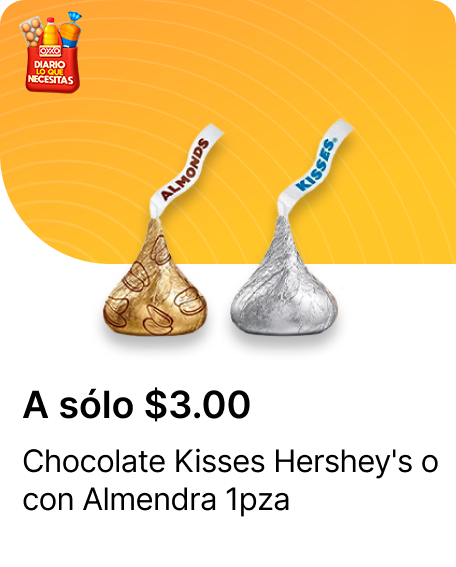 Chocolate Kisses Hersheys o con Almendra 1pza