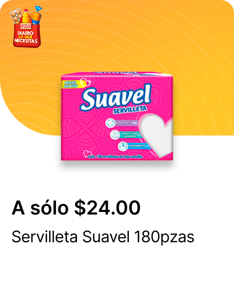 Servilleta Suavel 180pzas