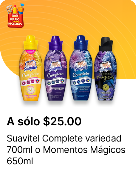Suavitel Complete variedad 700ml o Momentos Magicos 650ml