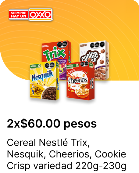 Cereal Nestle Trix Nesquik Cheerios Cookie Crisp variedad 220g 230g
