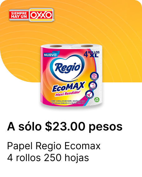 Papel Regio Ecomax 4 rollos 250 hojas