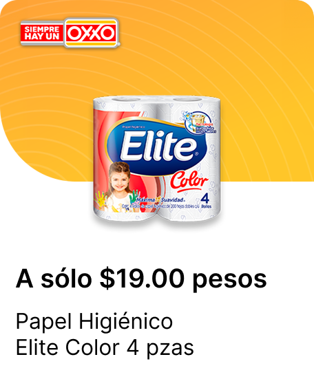 Papel Higienico Elite Color 4 pzas