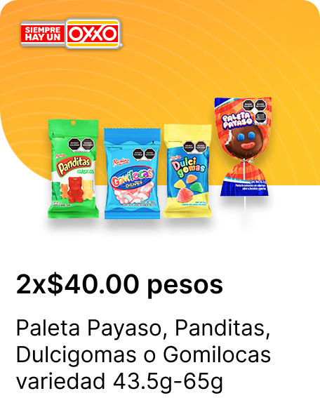 Paleta Payaso Panditas Dulcigomas o Gomilocas variedad 43 5g 65g