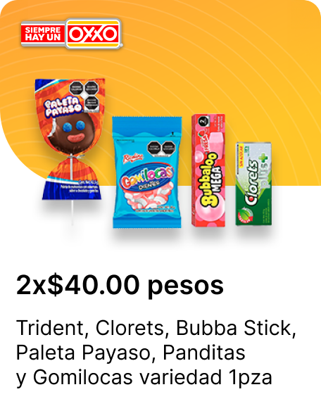 Trident Clorets Bubba Stick Paleta Payaso Panditas y Gomilocas variedad 1pza