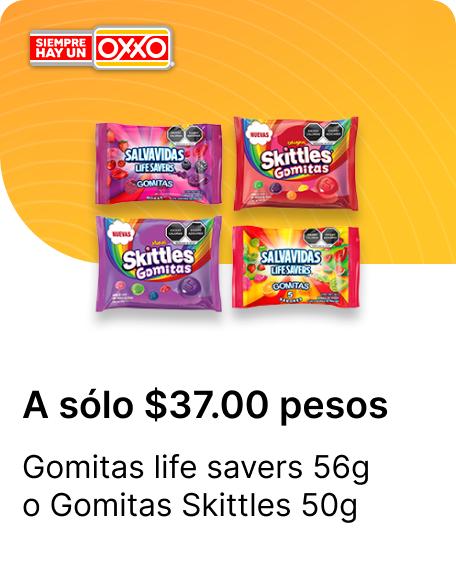 Gomitas life savers 56g o Gomitas Skittles 50g