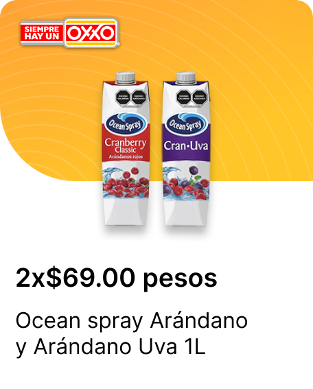 Ocean spray Arandano y Arandano Uva 1L