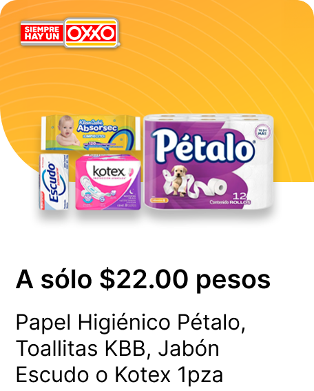 Papel Higienico Petalo Toallitas KBB Jabon Escudo o Kotex 1pza